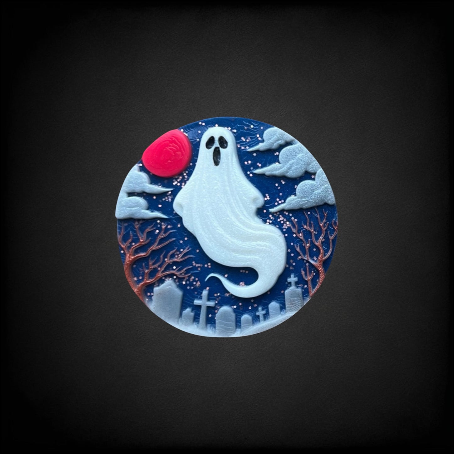 Ghost in the cemetery