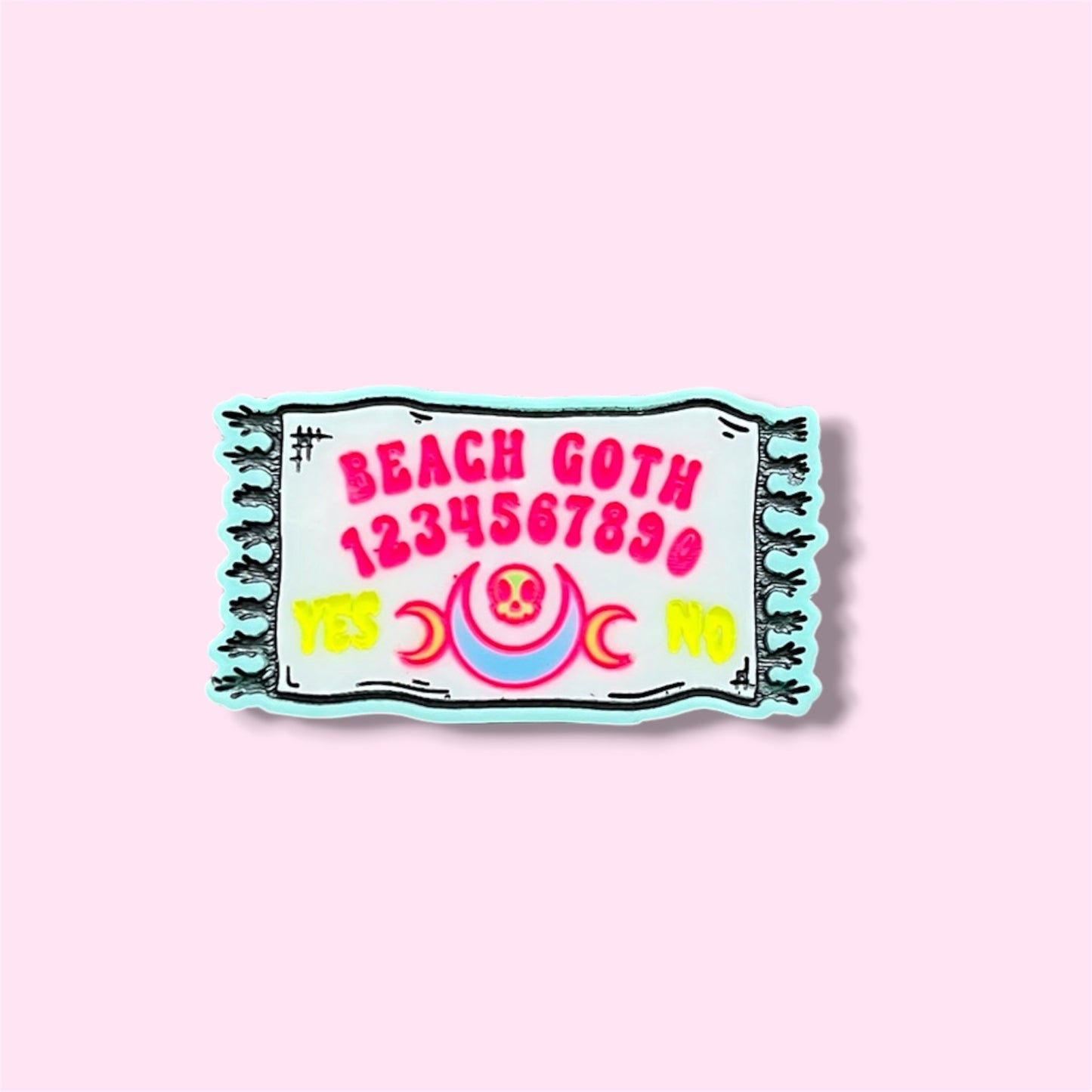 Goth beach towel
