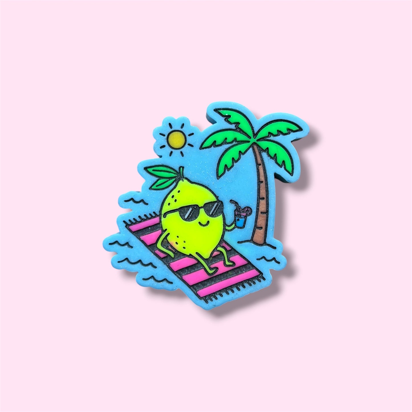Sunbathing lemon
