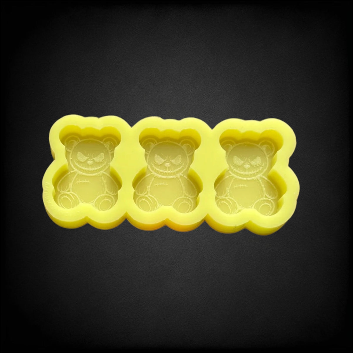 Creepy bear trio