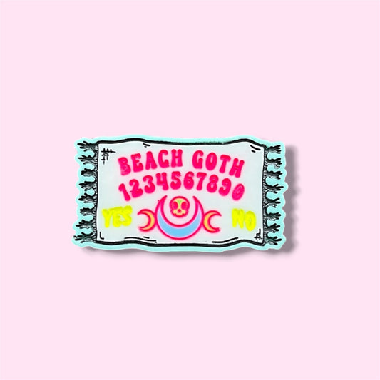 Goth beach towel